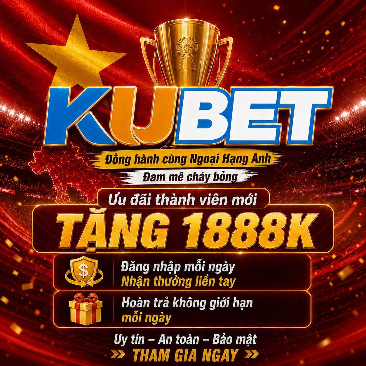 KUBET ưu đãi thành viên mới ASEAN Cup 2026